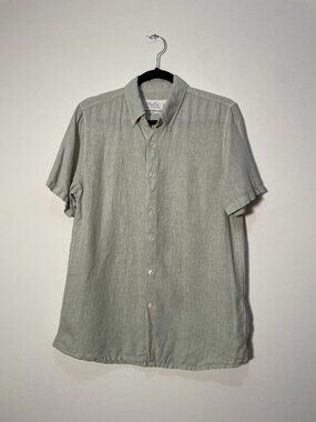 Abercrombie and Fitch Linen Collection Men's Linen Shirt size small